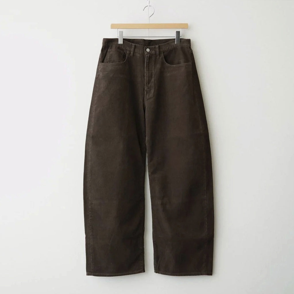 VINTAGE CORDUROY ROUND PANTS #BROWN [ST.1573]