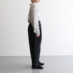 SHEER LIGHT KNIT SKIPPER LS #PALE GREY [ST.1150]