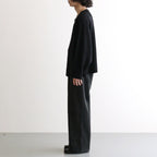 SUMI/INDIGO CORDUROY ASHLEY PANTS #BLACK [N0059]