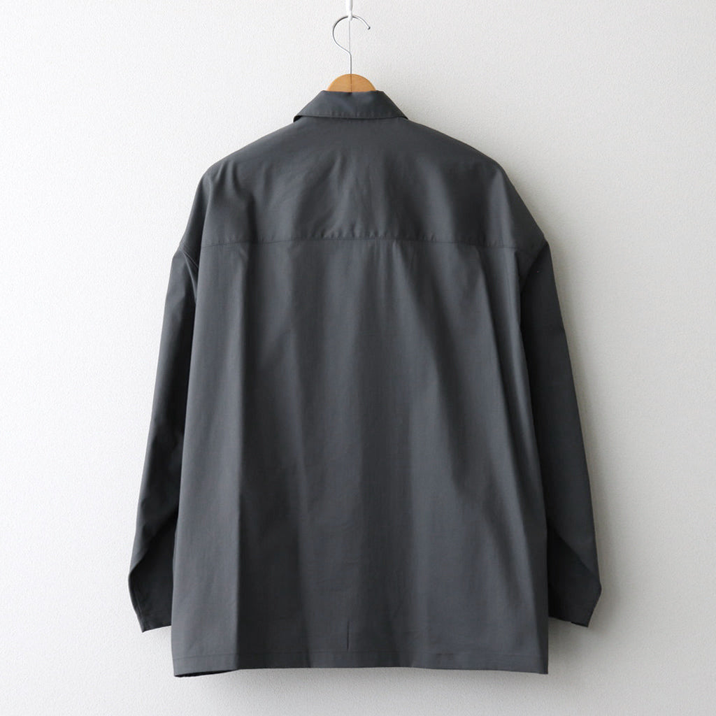 Solotex Twill L/S Oversized Box Shirt #GRAY [GM243-50324B]