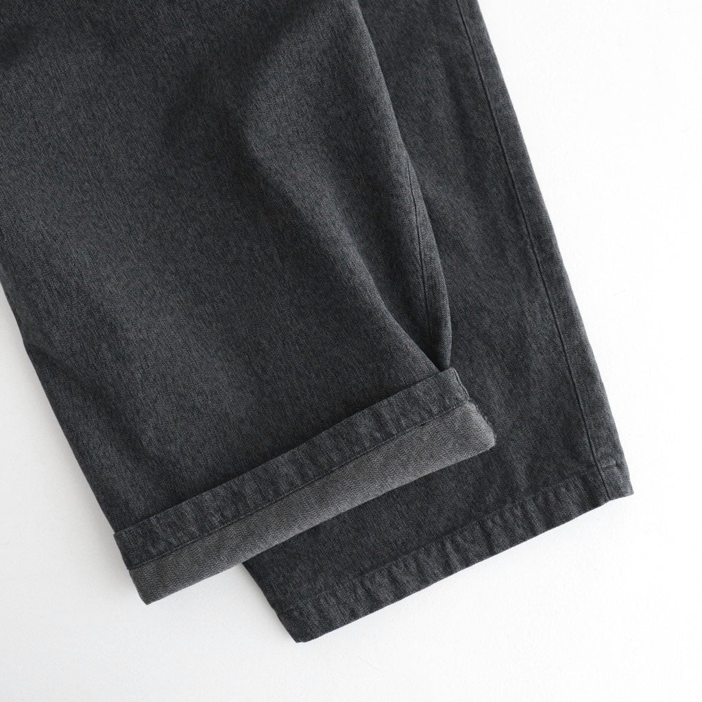 Sulfur Dyed Gabardine Two Tuck Easy Pants #GRAY [GM261-40201