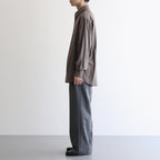 SUPER LIGHT WOOL SHIRT #TOP BROWN [A25AS01OS]