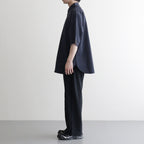 SEERSUCKER S/S B.D SHIRT #NAVY×BLACK [FSC261-50228]