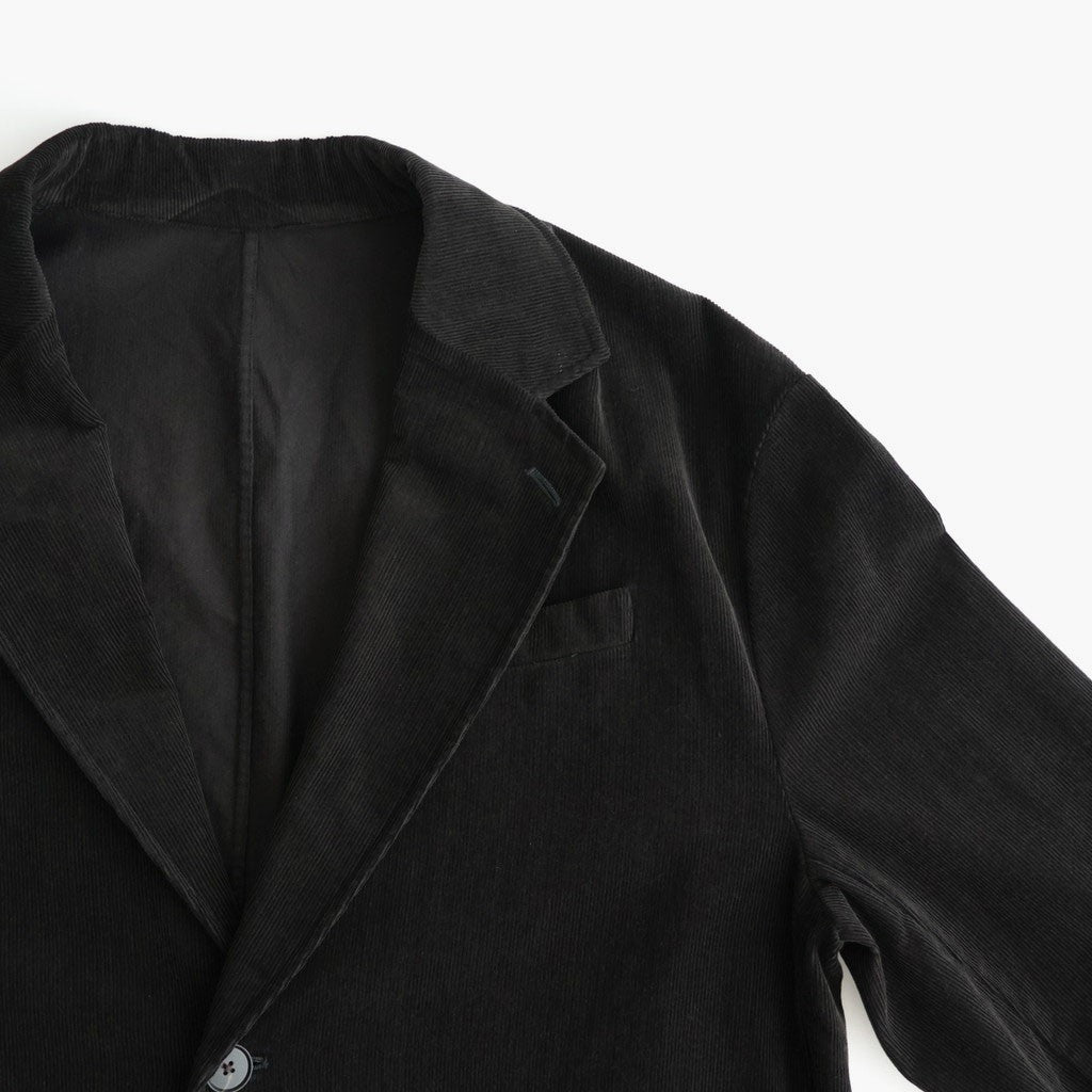 VINTAGE CORDUROY SINGLE BREASTED JACKET #BLACK [ST.1580]