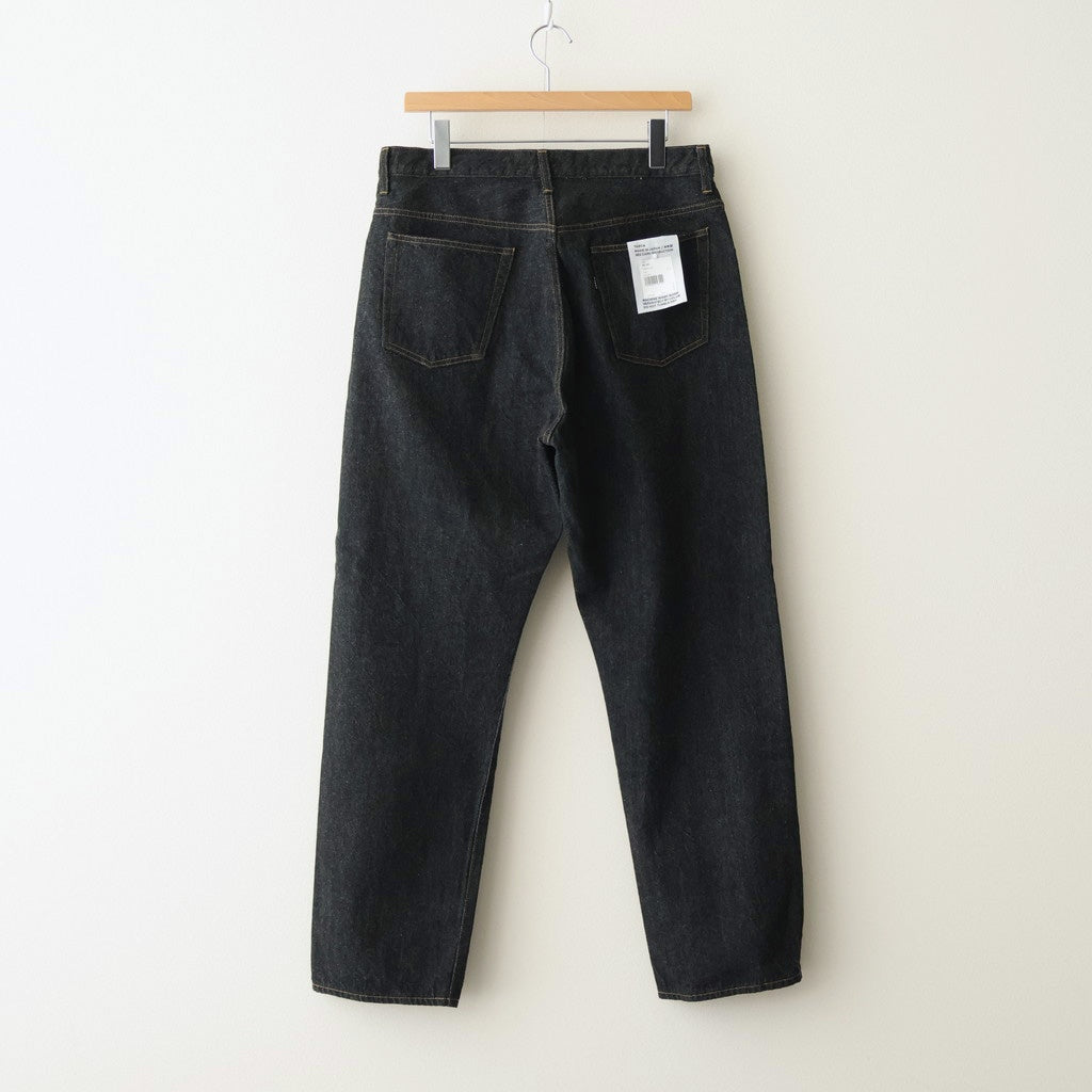 DENIM PANTS - WIDE TAPERED #black [10-13B]