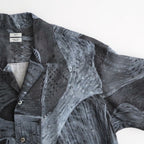 Printed Tencell Open Collar Shirt #BLACK [YK26SS01284SH]