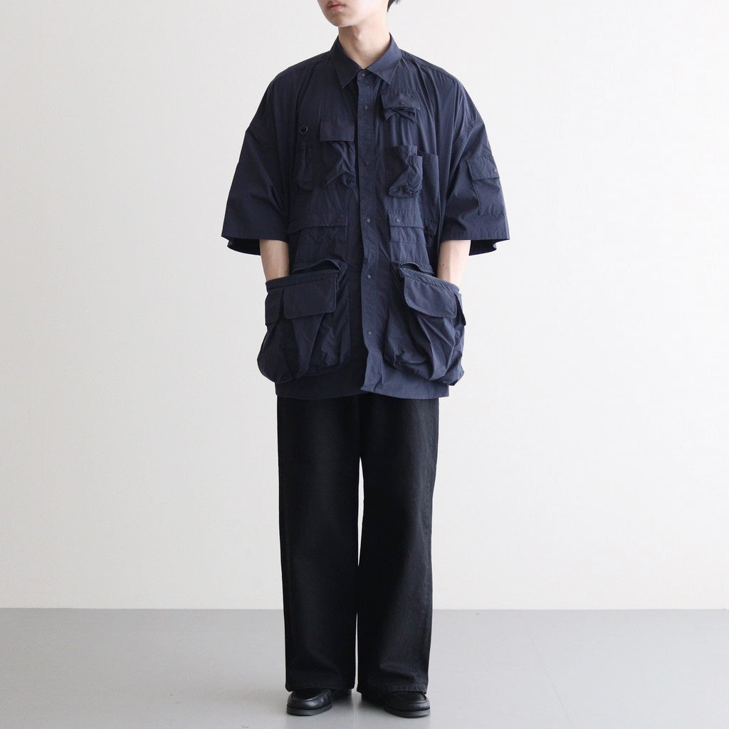 DRY TYPEWRITER TACTICAL POCKET S/S SHIRT #NAVY [FSC241-50106B]