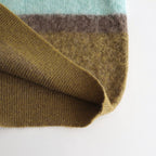 MOHAIR BORDER CREWNECK SWEATER #PINK [YK23FW0572S]