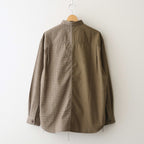 綿フランネルチェックシャツ #KHAKI [HP-B021-051]
