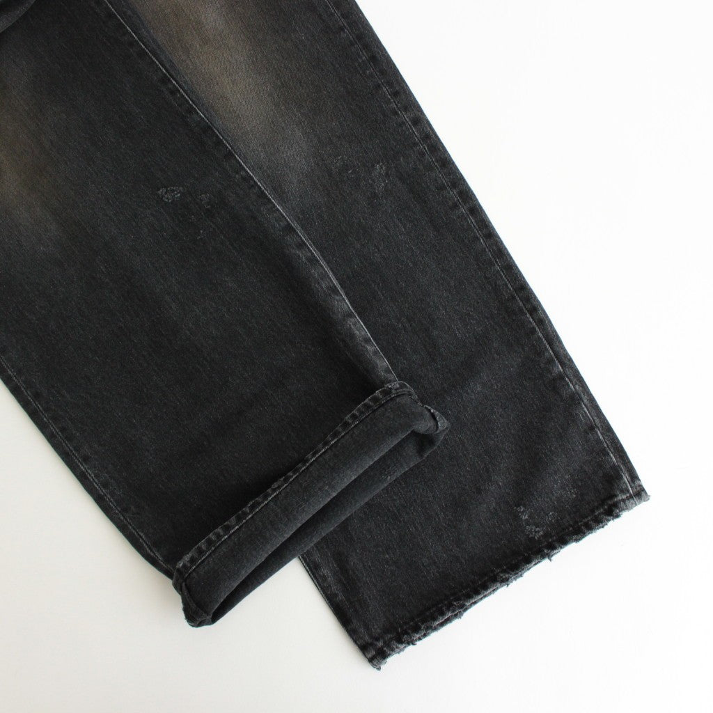 LOOSE DENIM JEANS #BLACK [ST.1234]