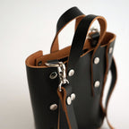 assemble hand bag tall XS #black [yv-b-atx]