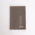 AIRY LIGHT COTTON CHECK SCARF #BROWN GINGHAM CHECK [A25SS03GC-W]