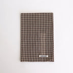 AIRY LIGHT COTTON CHECK SCARF #BROWN GINGHAM CHECK [A25SS03GC-W]