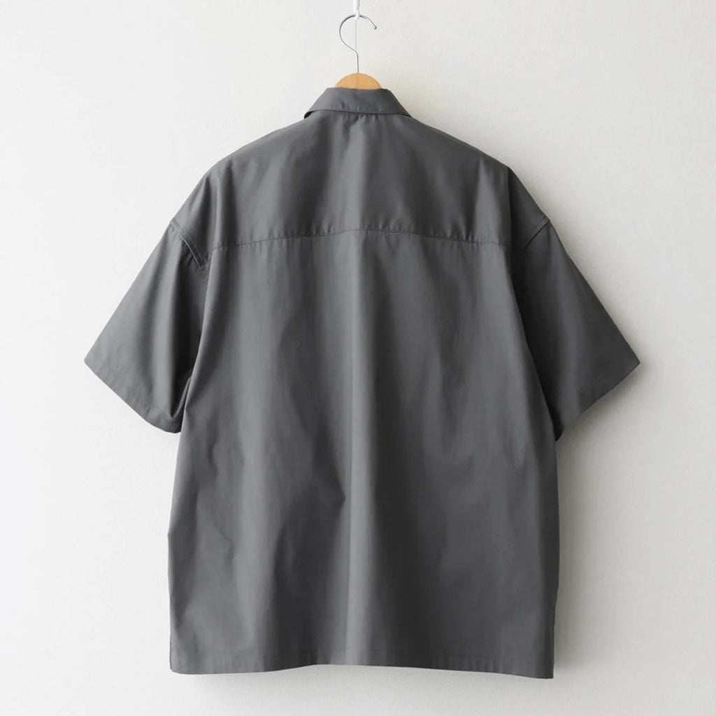 Solotex Twill S/S Oversized Box Shirt #GRAY [GM261-50159B]