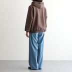 SMOOTH SOFT SWEAT P/O PARKA #DARK BROWN [A26AP01TU]
