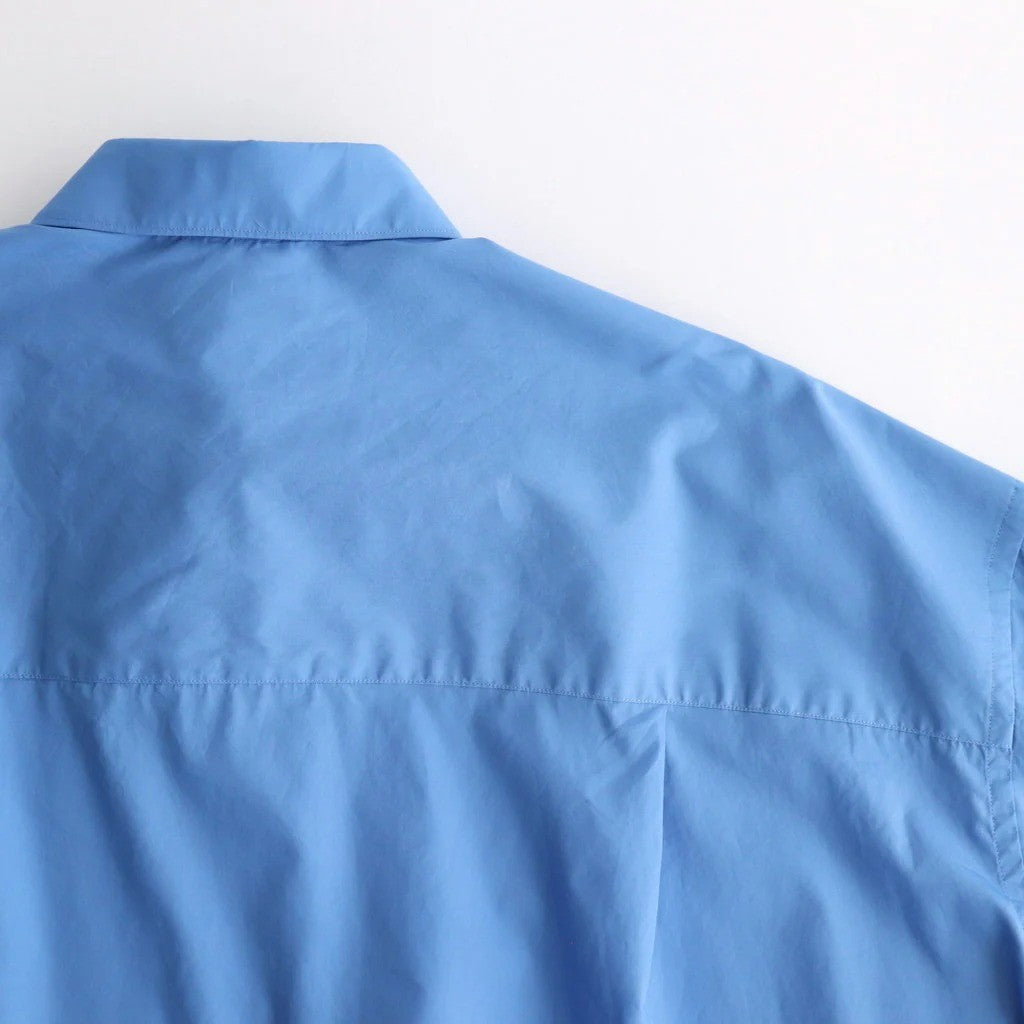 Broad L/S Oversized Regular Collar Shirt #BLUE [GM253-50001B]