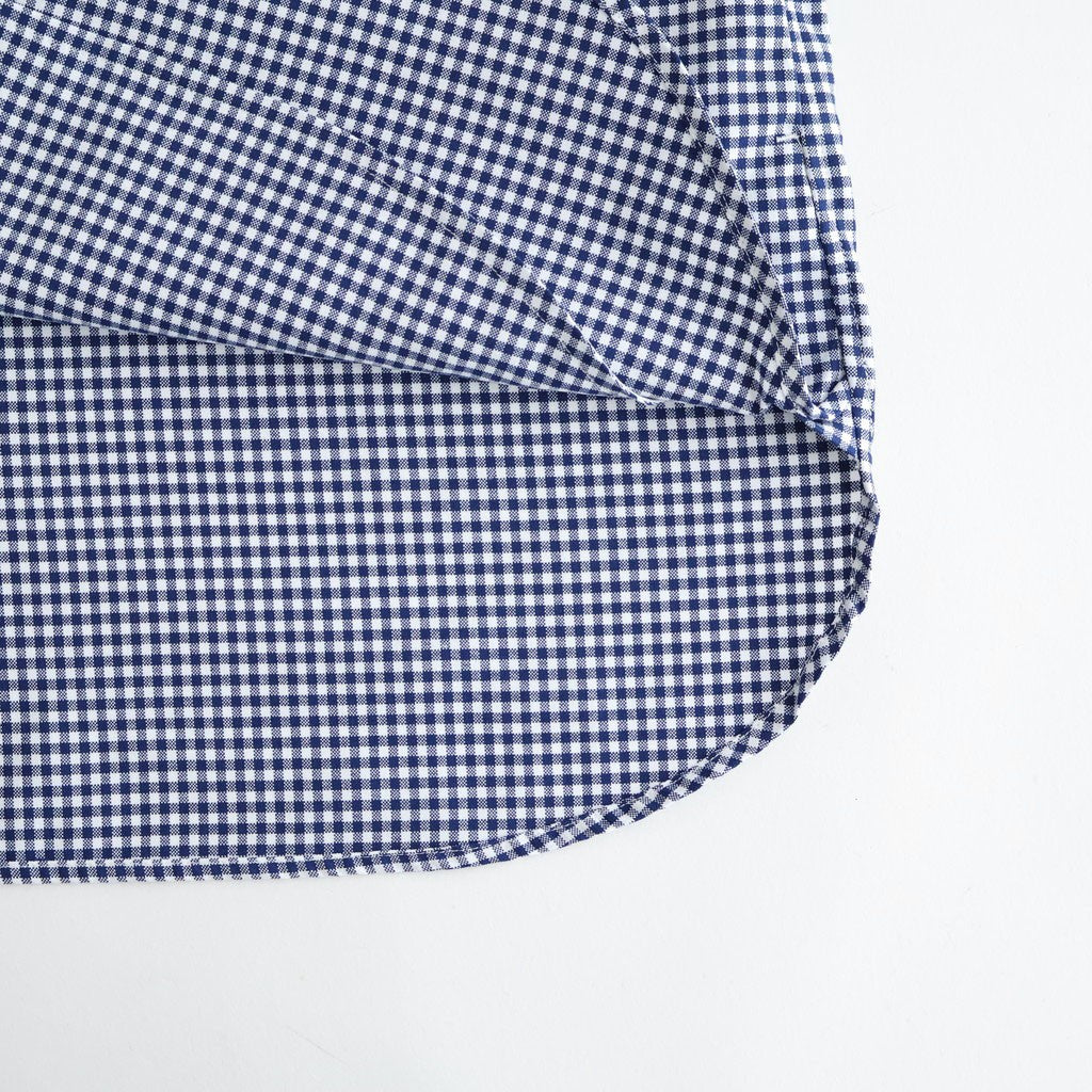 DRY OXFORD CORPORATE S/S B.D SHIRT #NAVY PLAID [FSC262-50043B]