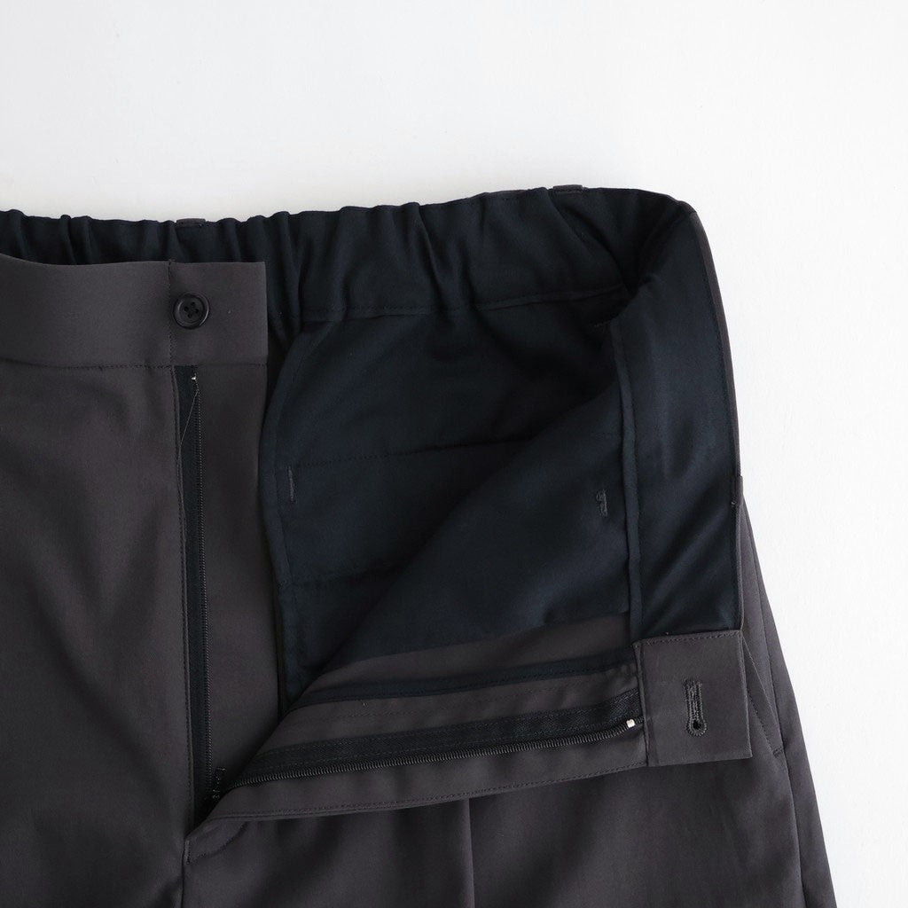Brushed Cotton Gabardine Wide Straight Pants #CHARCOAL [GM261-40395]