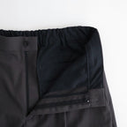 Brushed Cotton Gabardine Wide Straight Pants #CHARCOAL [GM261-40395]