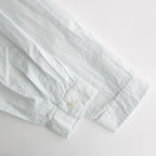 BUTTON SHIRT WIDE #sax [13148]