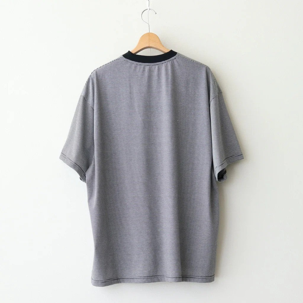 MICRO BORDER S/S TEE #WHITE × BLACK [FSC261-70167]