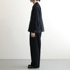 Co/Wo Moss Stitch Zip Blouson #BLACK [2603-003]