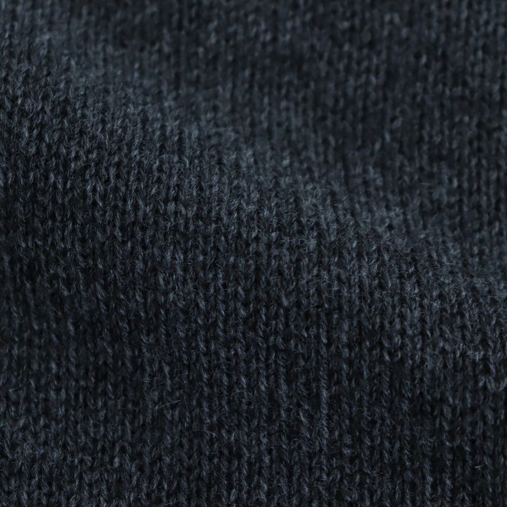 LIGHT CASHMERE KNIT V-NECK P/O #CHARCOAL [A25AV06CJ]