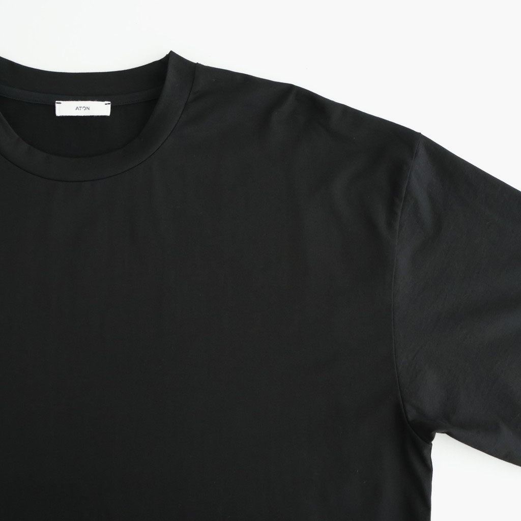 SUVIN60/2 OVERSIZED T-SHIRT #BLACK [KKAGLW0015]