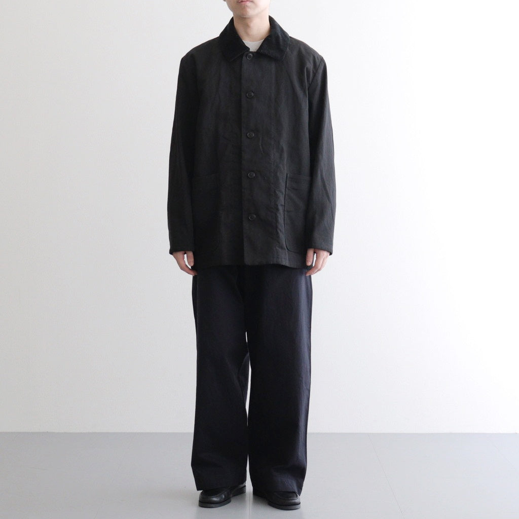 Short Overcoat Oiled #BLACK(OILED) [43052506] - ciacura 三重県