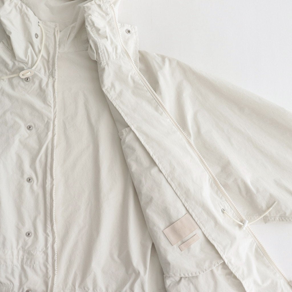HOODED BLOUSON #FOG WHITE [YK23SS0459B]