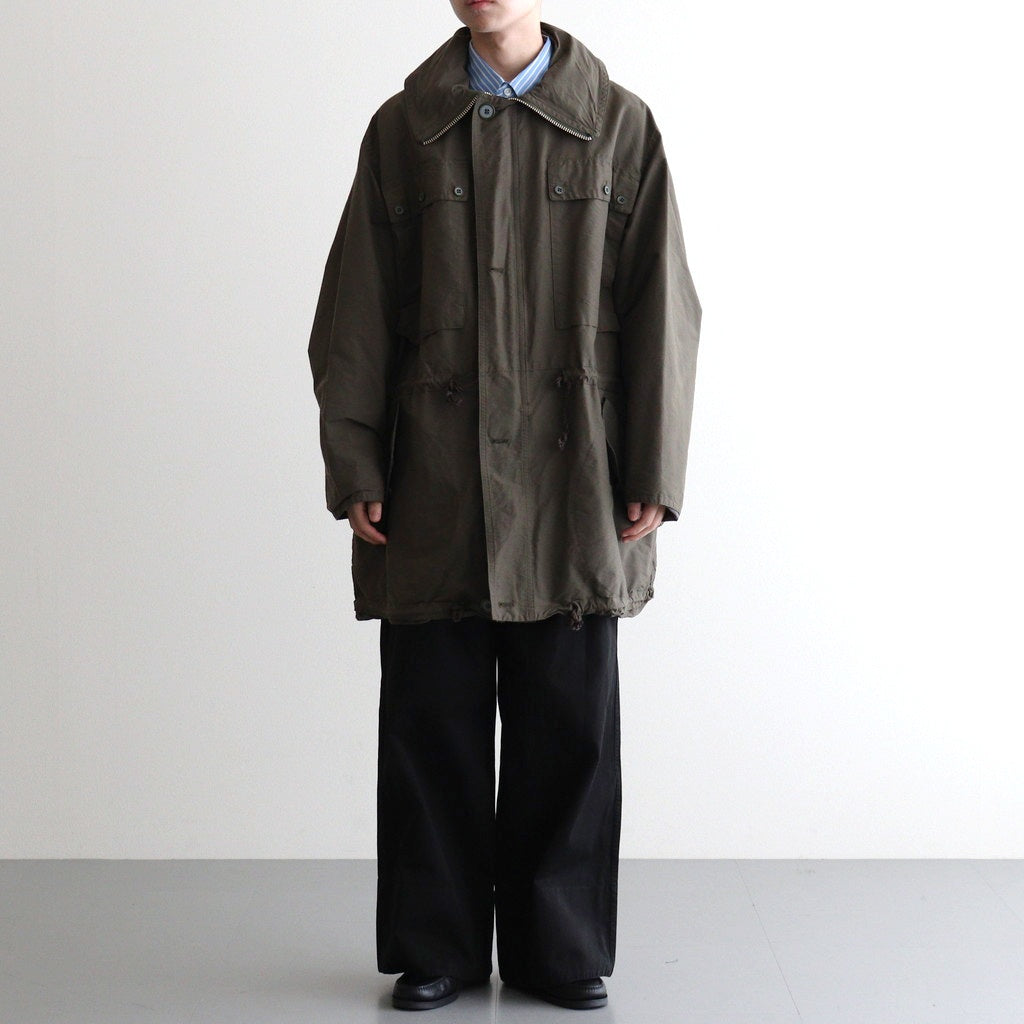 KATHARINE HAMNETT Recycle Polyester Half Coat #OLIVE [YK25FW01128C