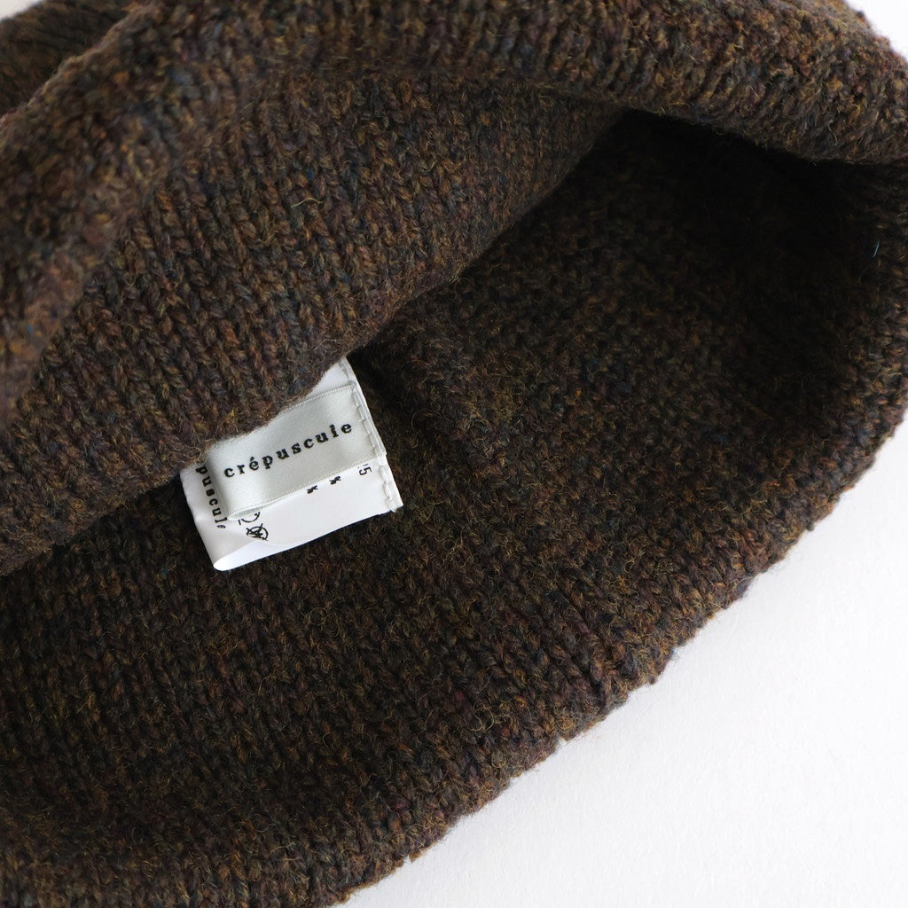 Wool Knit Cap #D.BROWN [2503-025]