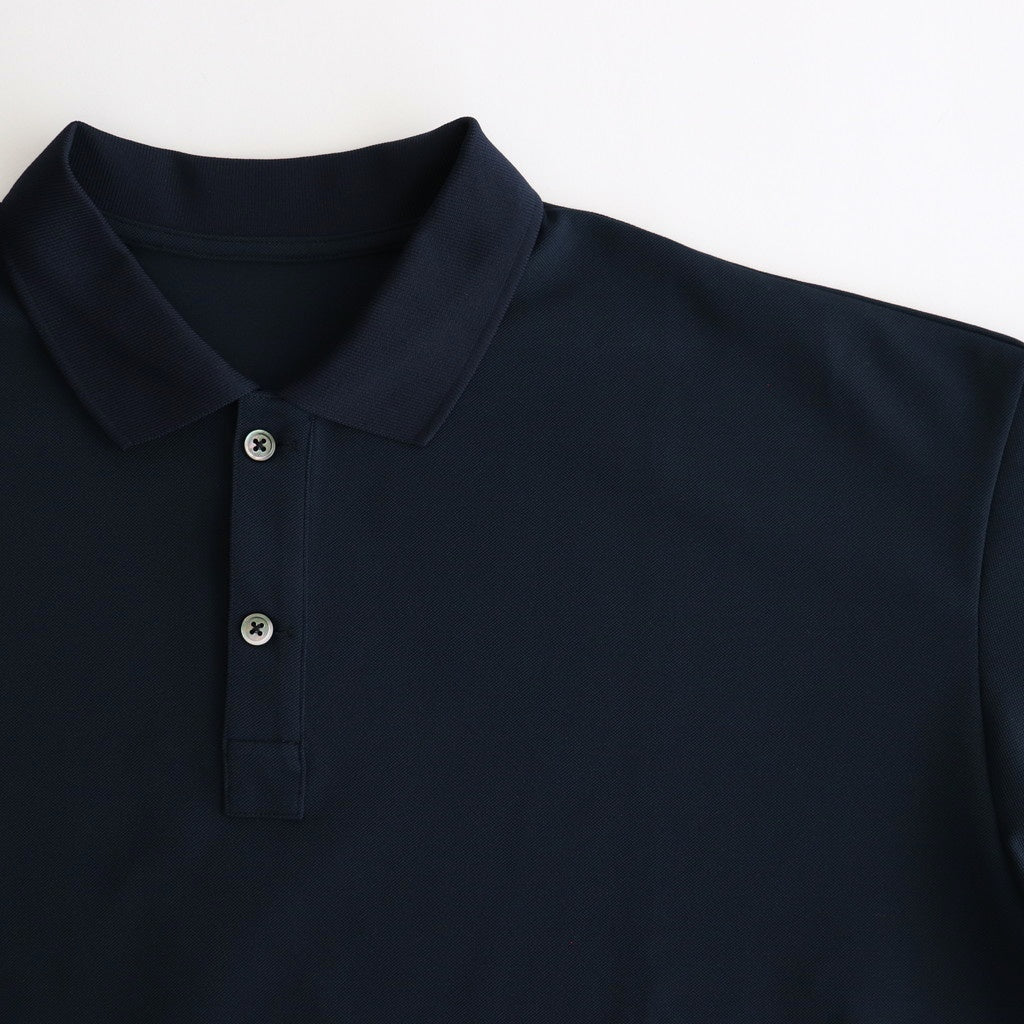 DRY PIQUE JERSEY S/S POLO #NAVY [FSC251-70230]