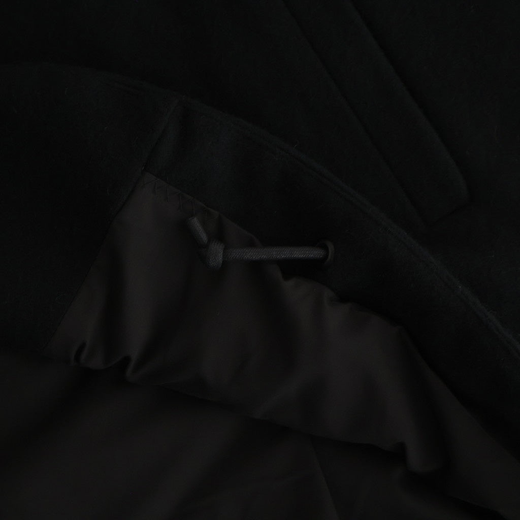 ヴィンテージNYラウンドカットパデッドベスト #BLACK X BLACK [D225-V401-V]