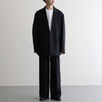 OVERSIZED SINGLE BREASTED JACKET #BLACK [ST.1088]