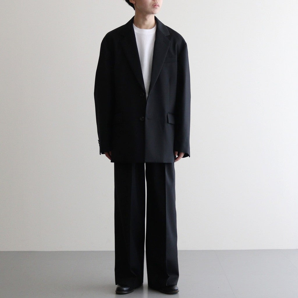 OVERSIZED SINGLE BREASTED JACKET #BLACK [ST.1088]