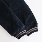 LEATHER STUDIUM JACKET #NAVY [25330210]