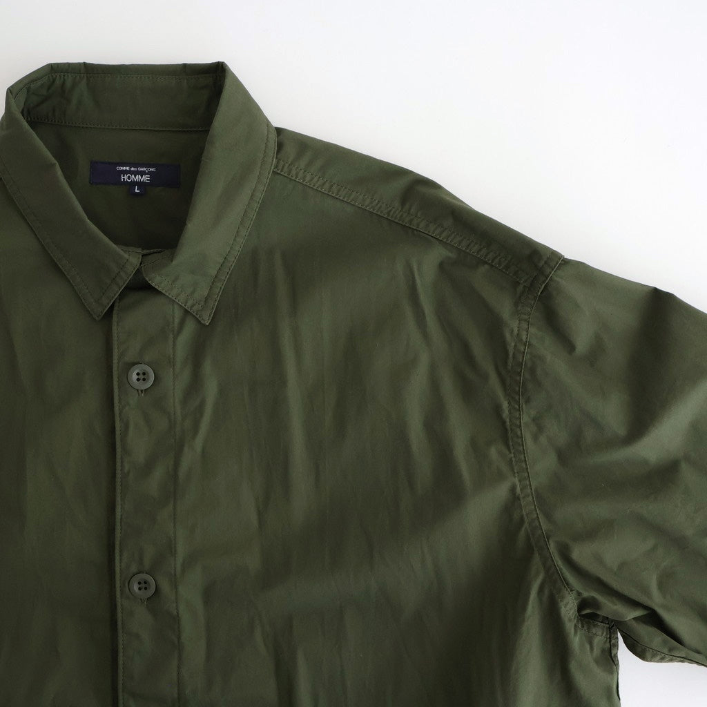 綿ウェザー 製品洗シャツジャケット #KHAKI [HP-B024-051]