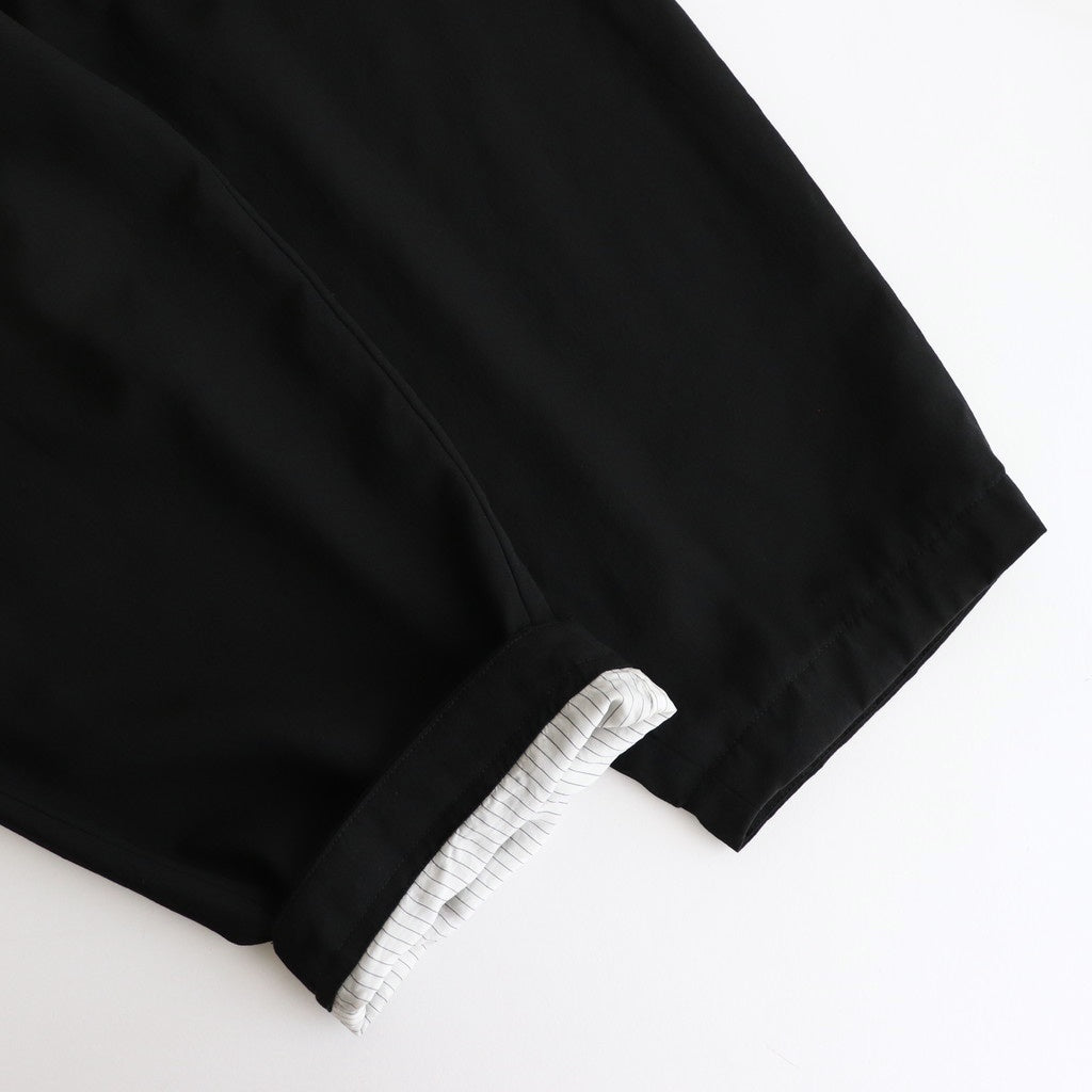 Boiled Wool Wide Easy Pants #BLACK [GM251-40267]