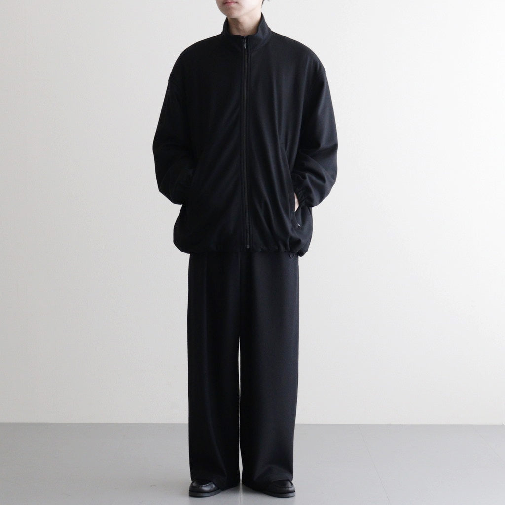 Wool Smooth Flannel Track Blouson #BLACK [GU253-30220B] – ciacura