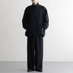 Wool Smooth Flannel Track Blouson #BLACK [GU253-30220B]