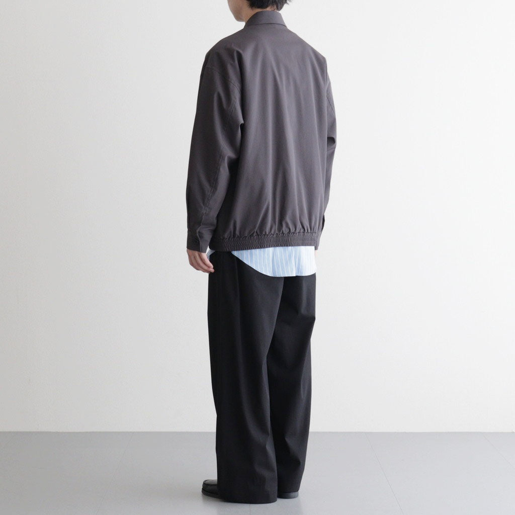 Brushed Cotton Gabardine Swing Top Jacket #CHARCOAL [GM261-30394]