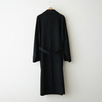 WOOL CASHMERE RAGLAN SLEEVE BALMACAAN COAT #BLACK [ST.1535]