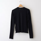 Cotton Cashmere Tee #BLACK [I25AW-CUT3]