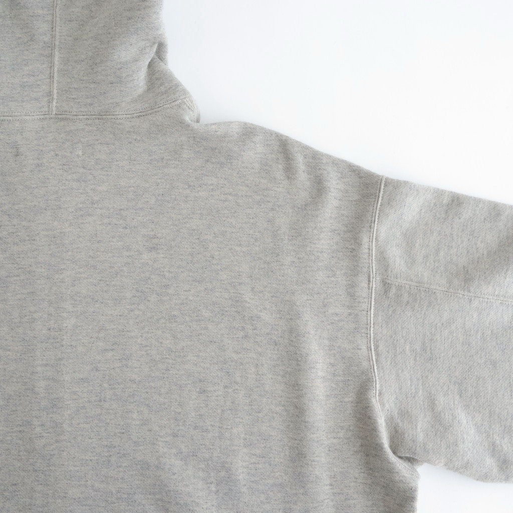 COTTON CASHMERE SWEAT ZIP HOODY #GREY [ST.1469]
