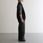 Links Zip Up Vest #Black [2501-017]