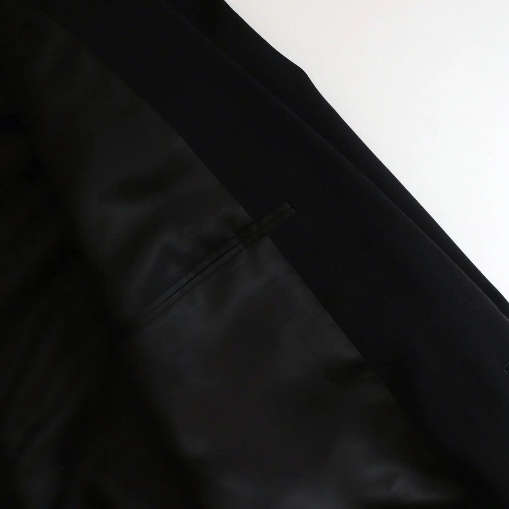 LIGHT WOOL MAX GABARDINE JACKET #TOP BLACK [A26AJ01MG]