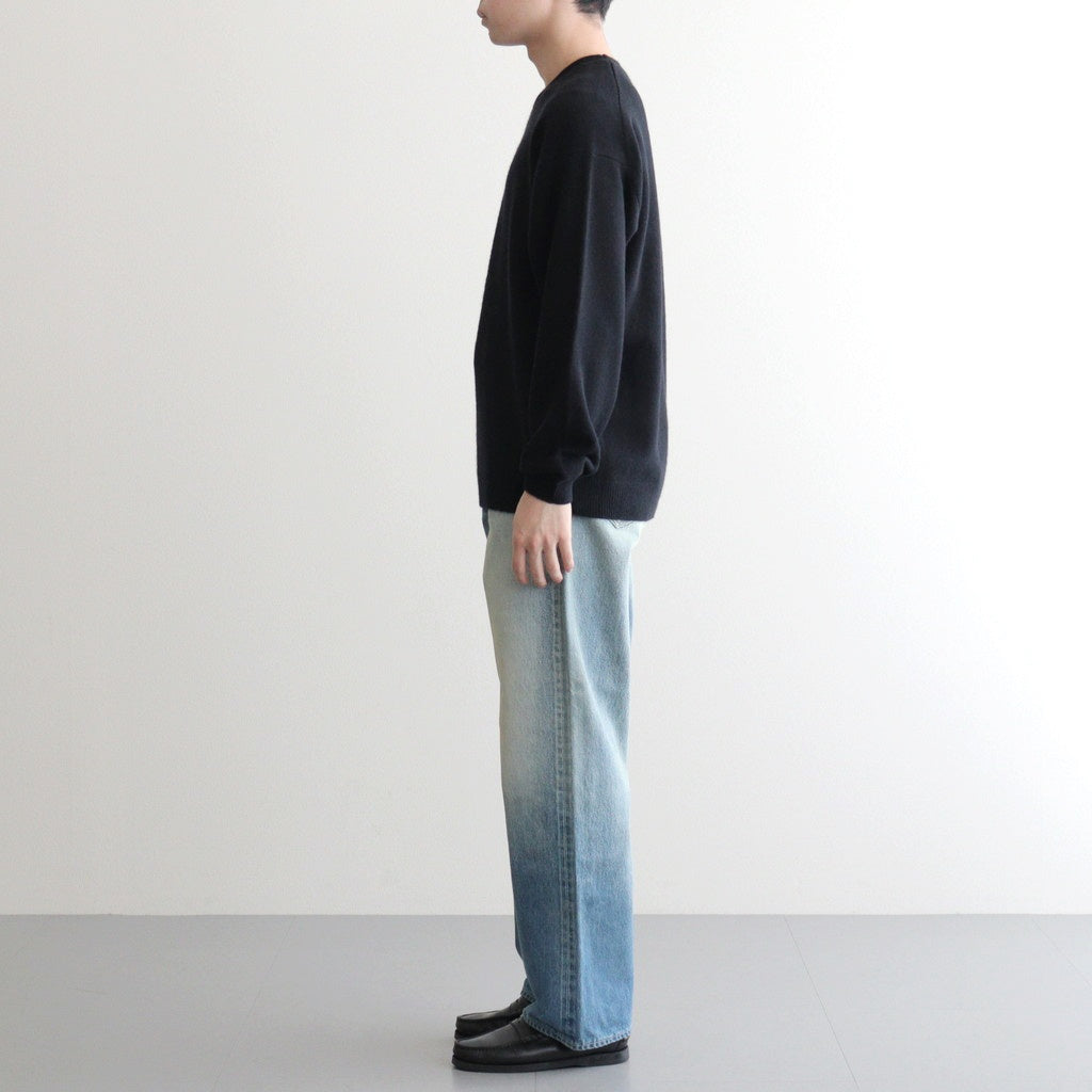 BABY CASHMERE KNIT P/O #TOP BLACK [A25AP02BC]