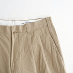 Chino Trousers - Two Tuck Straight #KHAKI [11061601]