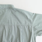 CORPORATE UNIFORM L/S SHIRT #GREEN STRIPE [FSC253-50105B]